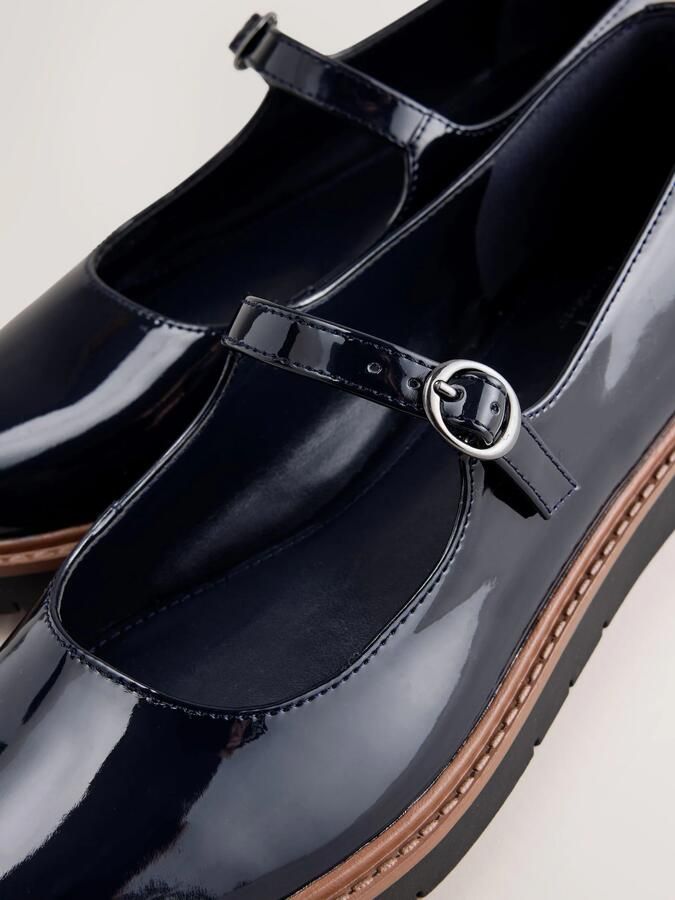 Next Ballerina met riempjes 'Forever Comfort' navy - Foto 3