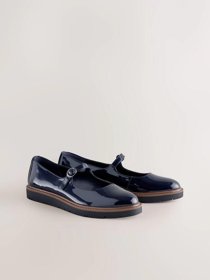 Next Ballerina met riempjes 'Forever Comfort' navy - Foto 6