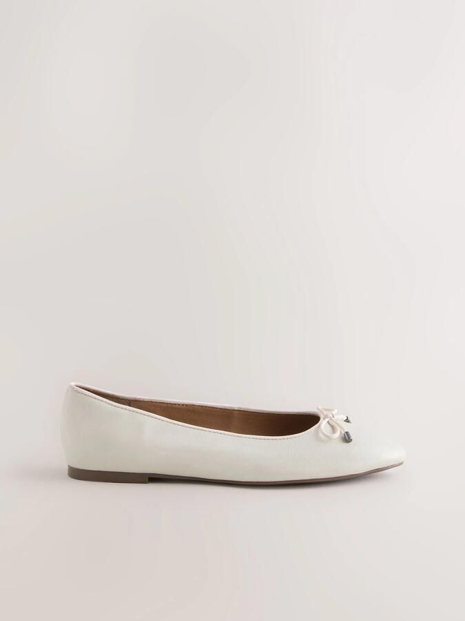 Next Ballerina met riempjes 'Forever Comfort ' offwhite - Foto 2