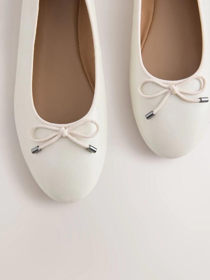 Next Ballerina met riempjes 'Forever Comfort ' offwhite - Foto 3