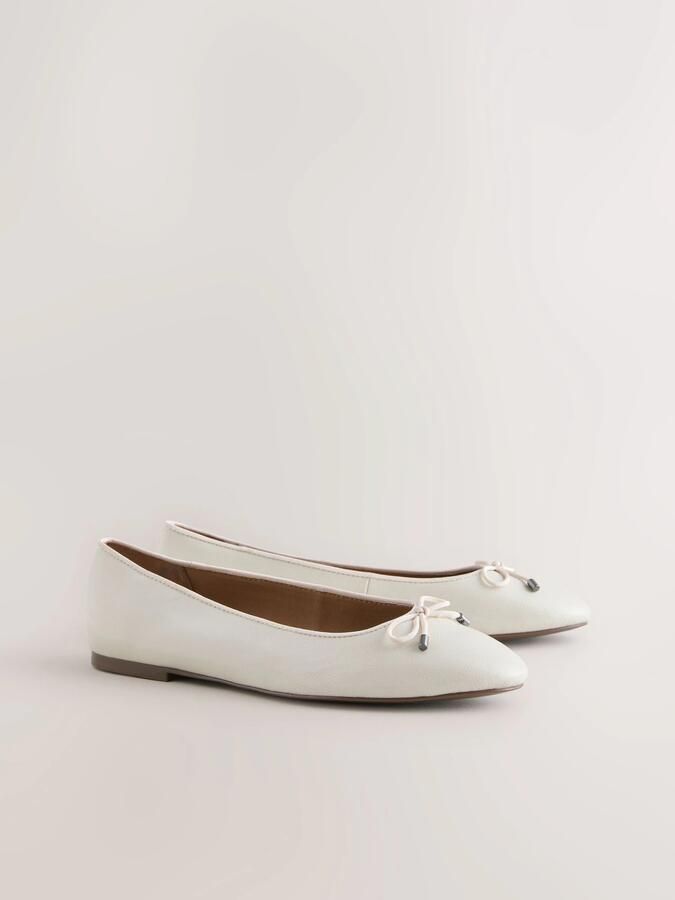 Next Ballerina met riempjes 'Forever Comfort ' offwhite - Foto 5