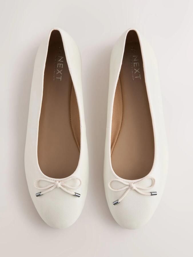 Next Ballerina met riempjes 'Forever Comfort ' offwhite - Foto 6