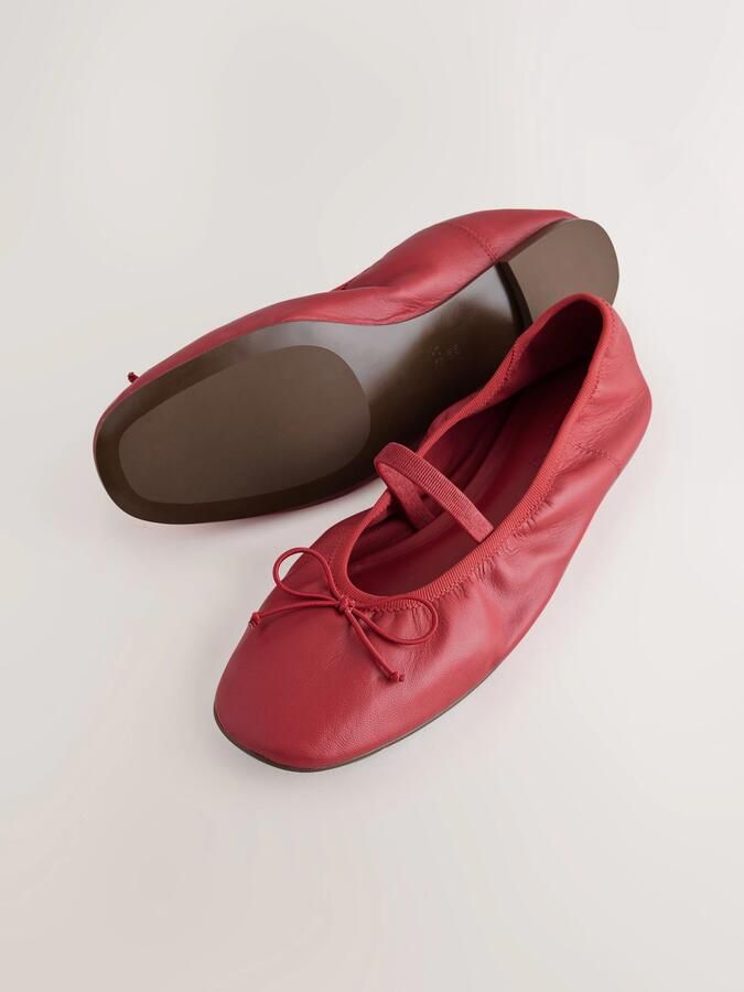 Next Ballerina met riempjes 'Forever Comfort' rood - Foto 3