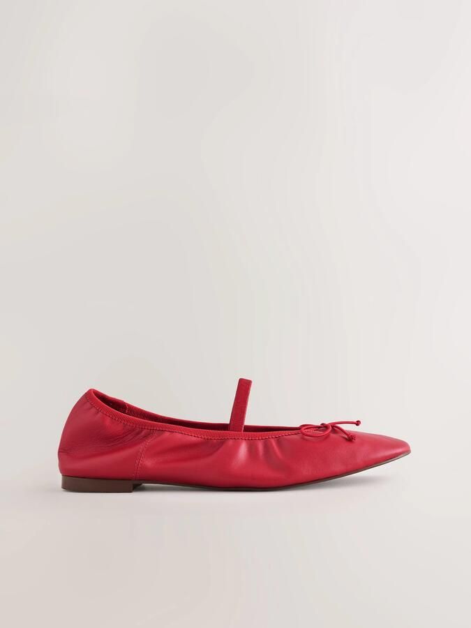 Next Ballerina met riempjes 'Forever Comfort' rood - Foto 4
