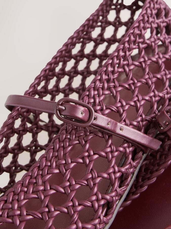 Next Dames Forever Comfort geweven Mary-Jane schoenen Rood - Foto 3