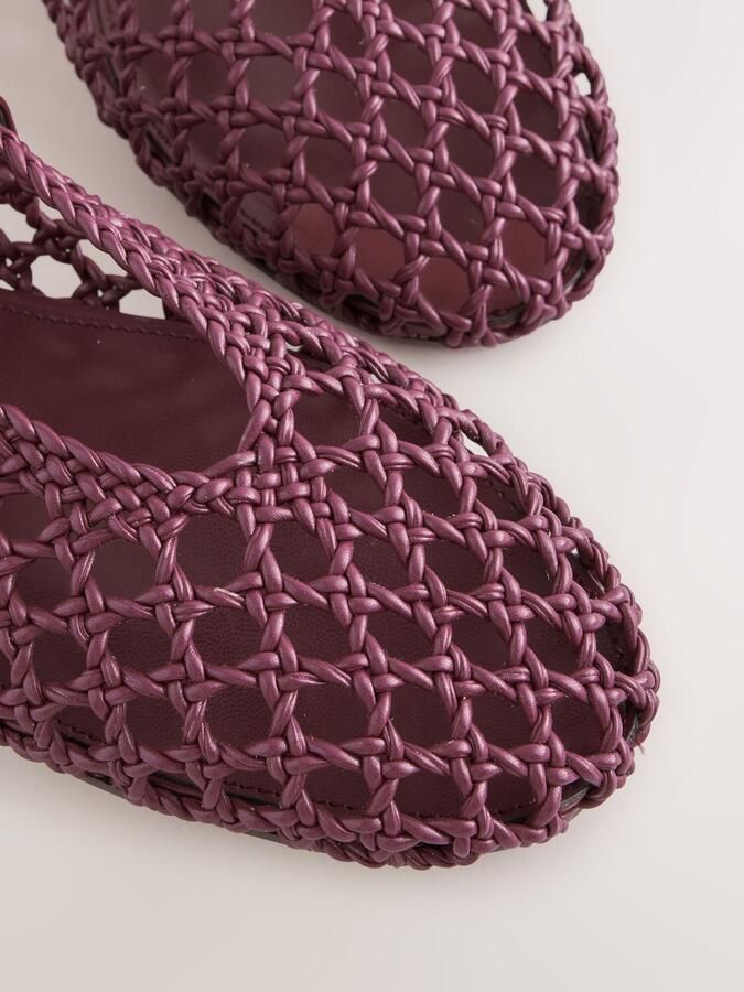 Next Dames Forever Comfort geweven Mary-Jane schoenen Rood - Foto 4