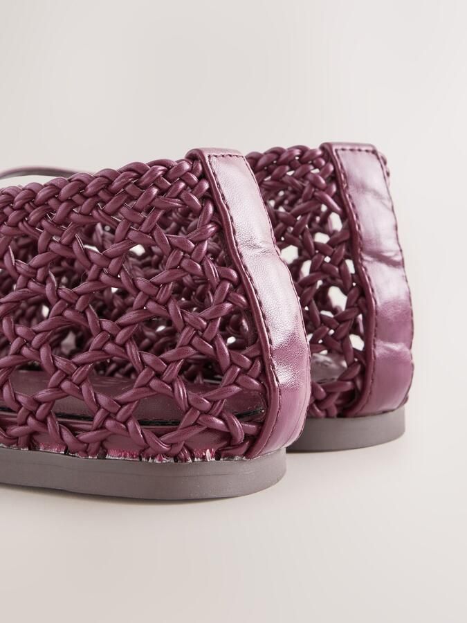 Next Dames Forever Comfort geweven Mary-Jane schoenen Rood - Foto 5