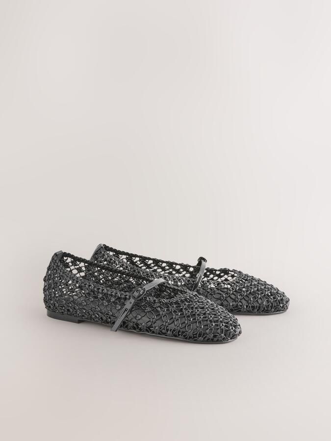 Next Ballerina met riempjes 'Forever Comfort' zwart - Foto 6