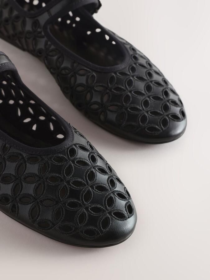 Next Ballerina met riempjes 'Forever Comfort' zwart - Foto 3