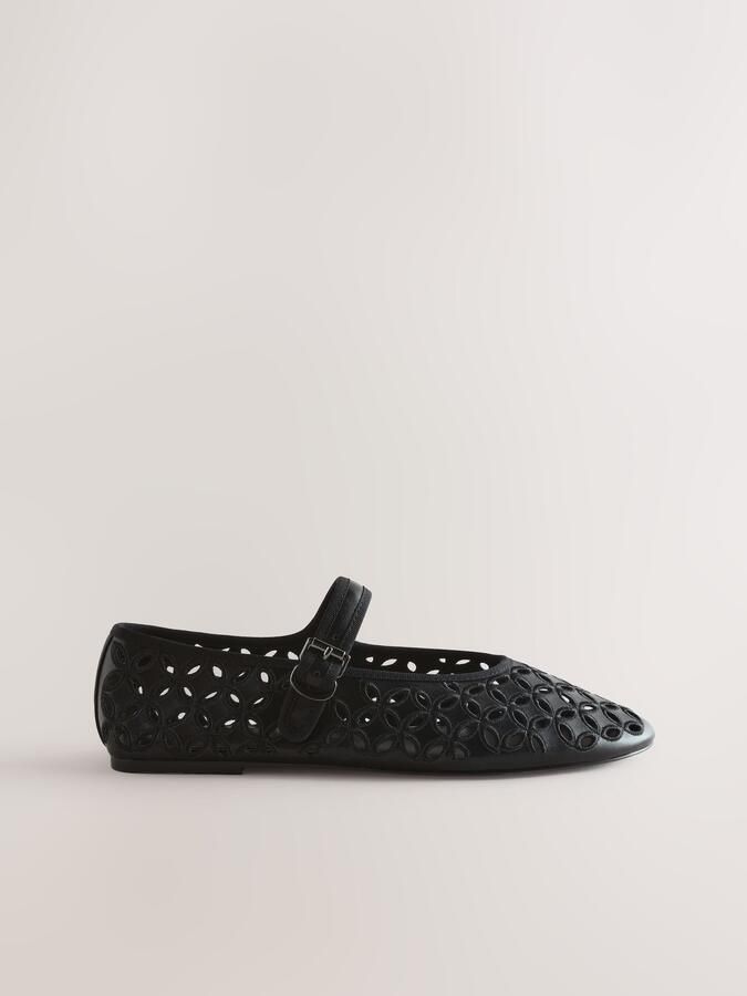 Next Ballerina met riempjes 'Forever Comfort' zwart - Foto 4