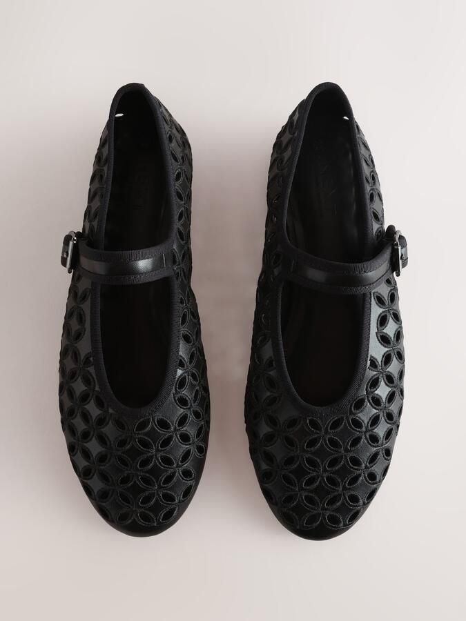 Next Ballerina met riempjes 'Forever Comfort' zwart - Foto 5