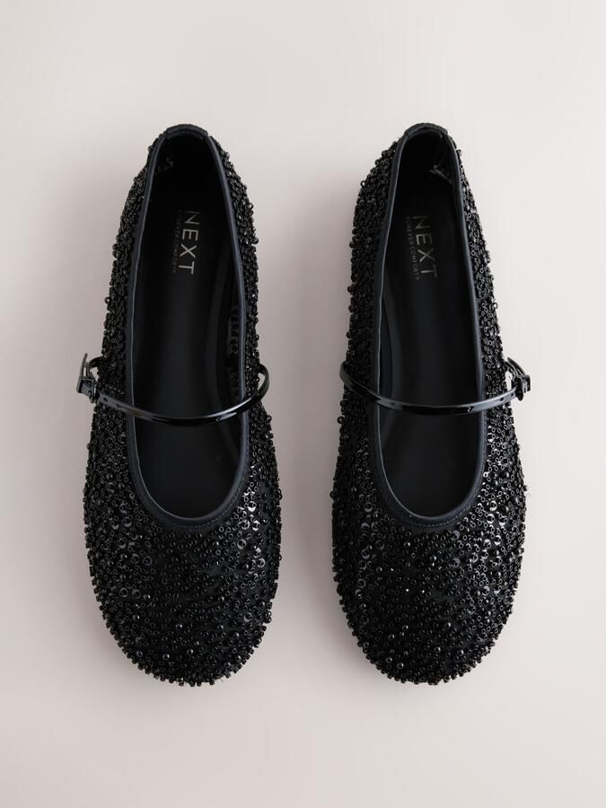 Next Ballerina met riempjes 'Forever Comfort' zwart - Foto 2