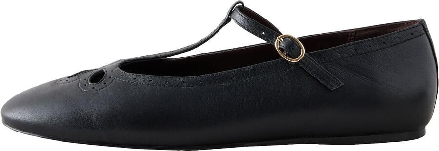 Next Ballerina met riempjes 'Forever Comfort' zwart