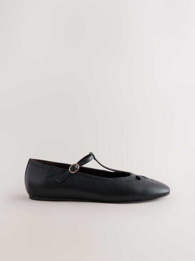 Next Ballerina met riempjes 'Forever Comfort' zwart - Foto 4