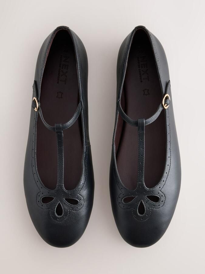 Next Ballerina met riempjes 'Forever Comfort' zwart - Foto 5