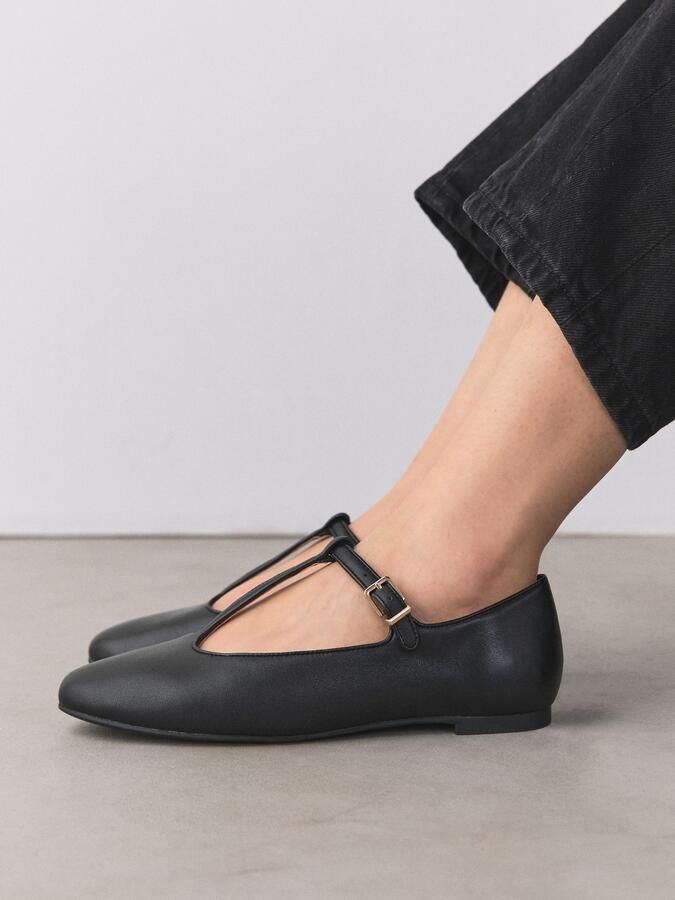 Next Ballerina met riempjes 'Forever Comfort ' zwart - Foto 2