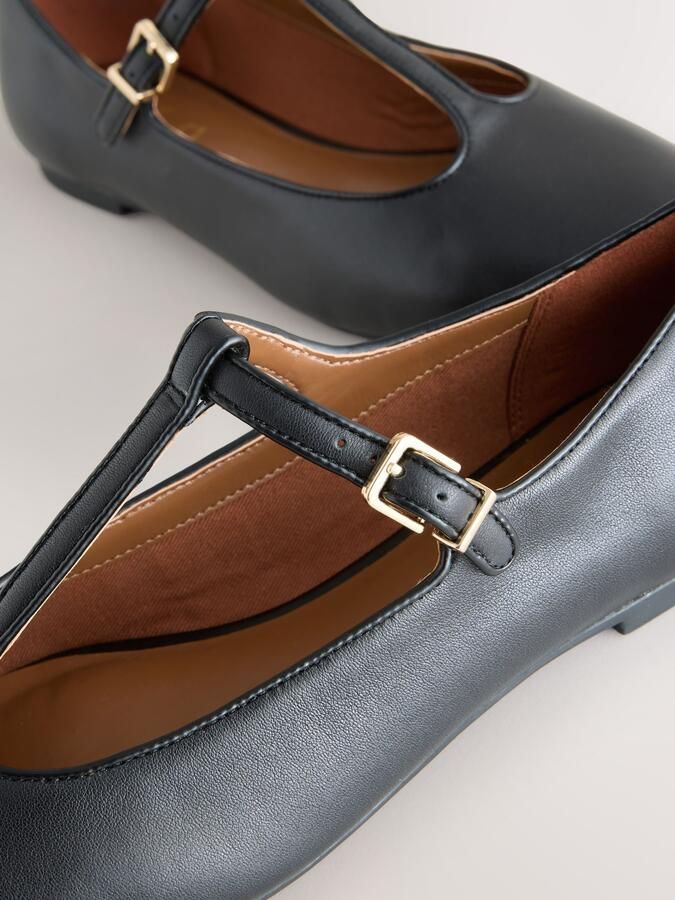 Next Ballerina met riempjes 'Forever Comfort ' zwart - Foto 4