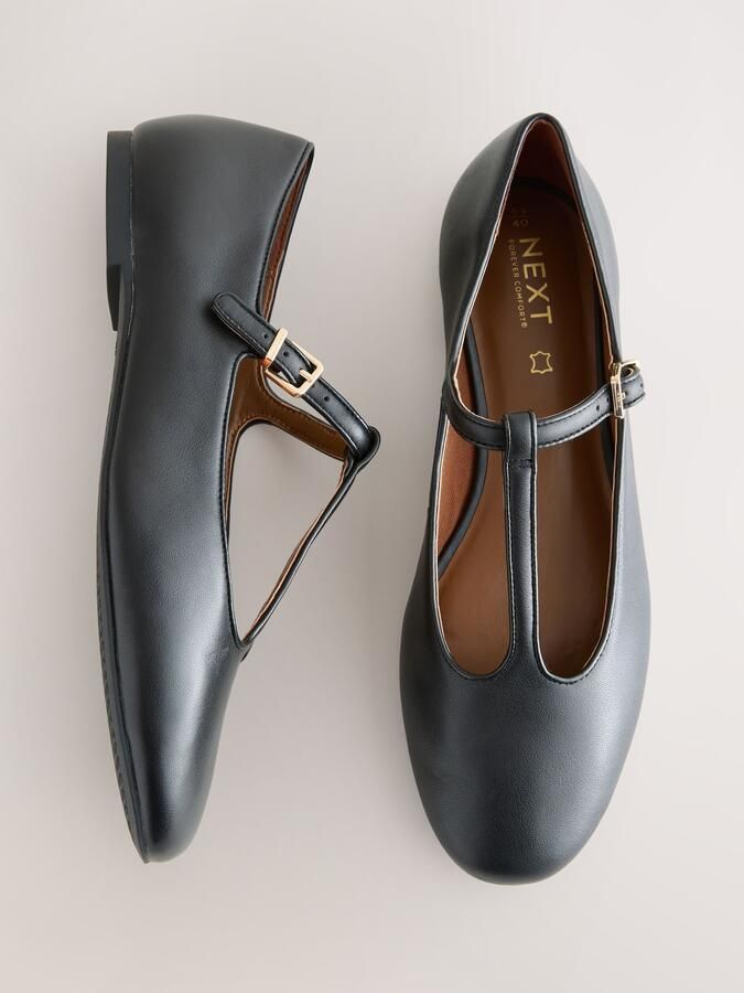 Next Ballerina met riempjes 'Forever Comfort ' zwart - Foto 6