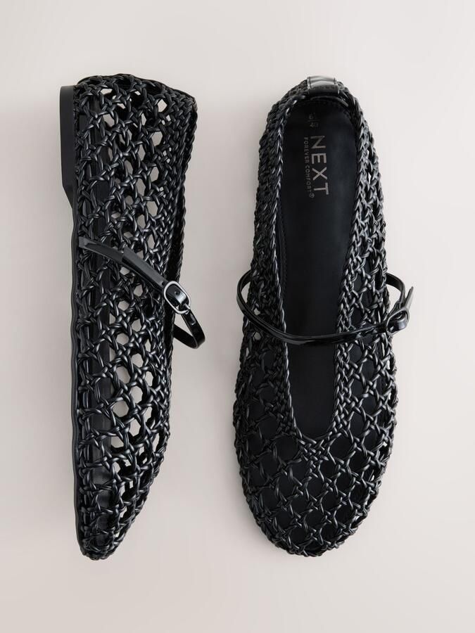 Next Ballerina met riempjes 'Forever Comfort' zwart - Foto 3