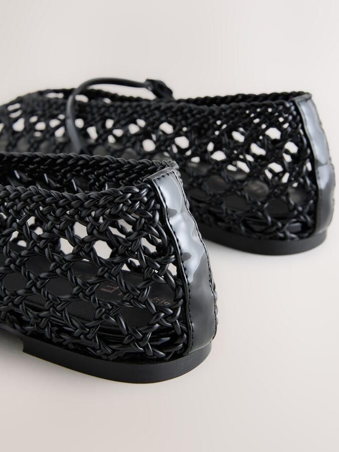 Next Ballerina met riempjes 'Forever Comfort' zwart - Foto 5