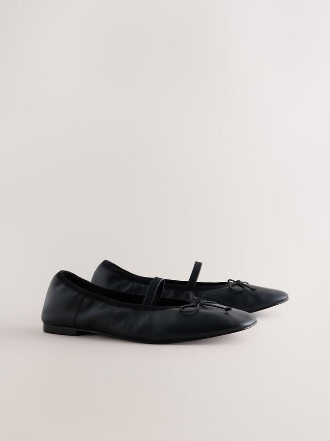 Next Ballerina met riempjes 'Forever Comfort' zwart - Foto 2