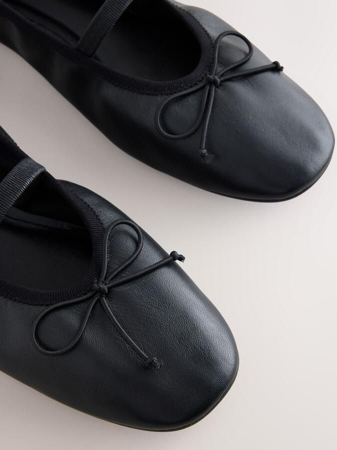 Next Ballerina met riempjes 'Forever Comfort' zwart - Foto 3