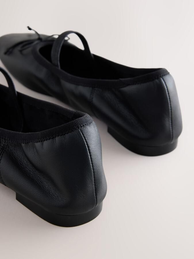 Next Ballerina met riempjes 'Forever Comfort' zwart - Foto 4