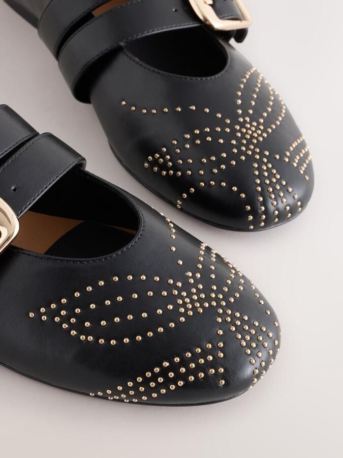 Next Ballerina met riempjes 'Forever Comfort' zwart - Foto 3