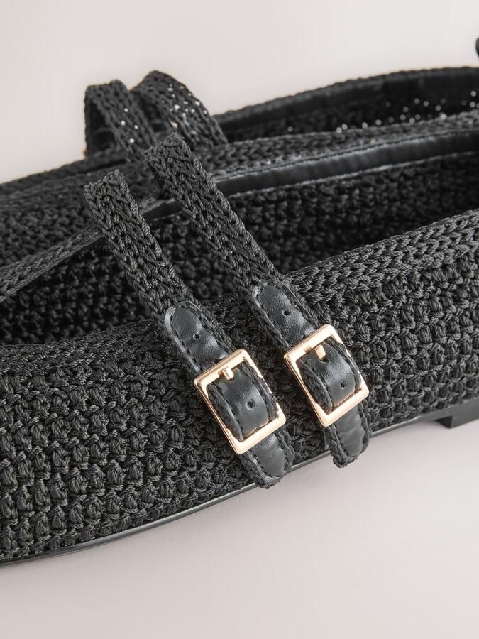 Next Ballerina met riempjes 'Forever Comfort' zwart - Foto 2
