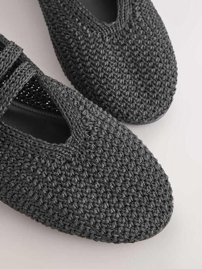 Next Ballerina met riempjes 'Forever Comfort' zwart - Foto 3