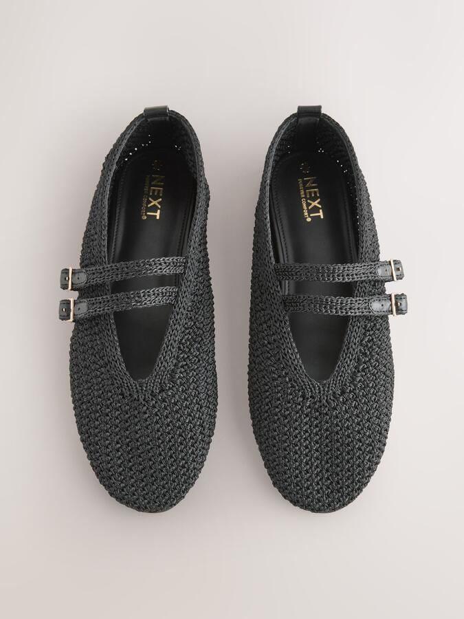 Next Ballerina met riempjes 'Forever Comfort' zwart - Foto 5