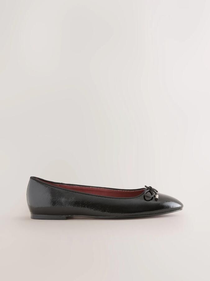 Next Ballerina met riempjes 'Forever Comfort' zwart - Foto 4