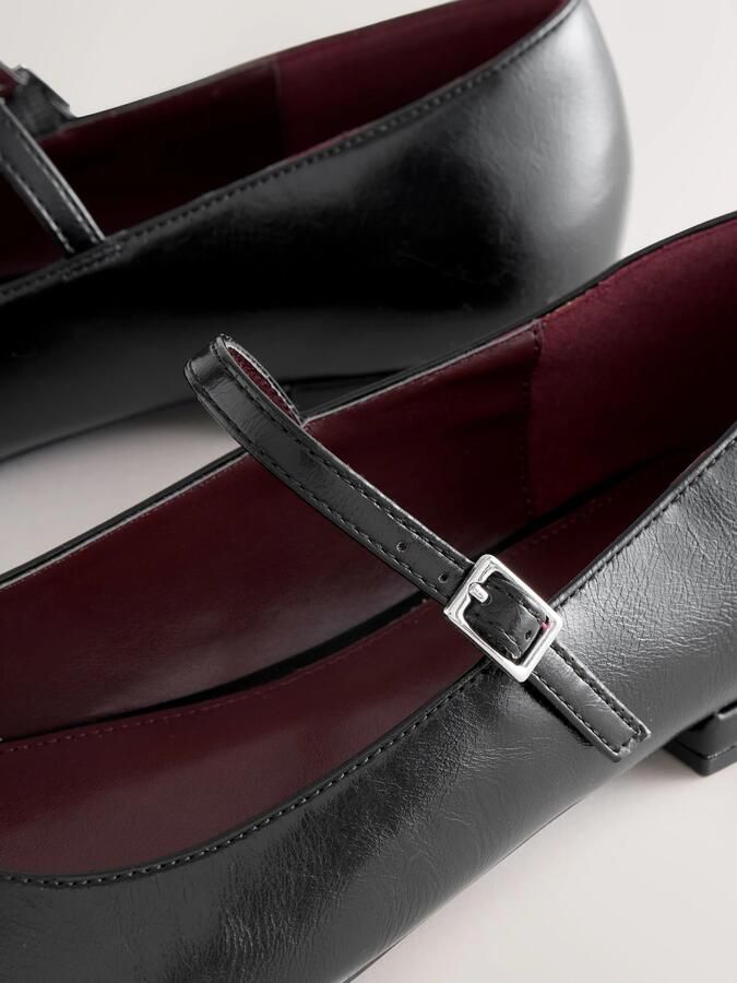 Next Ballerina met riempjes 'Forever Comfort' zwart - Foto 4