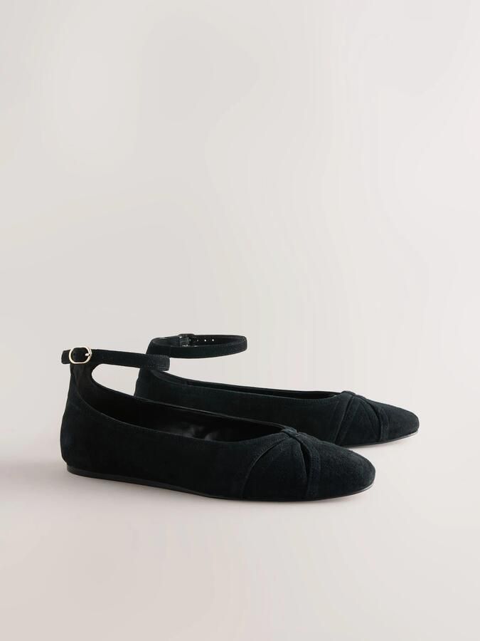 Next Ballerina met riempjes 'Forever Comfort' zwart - Foto 3