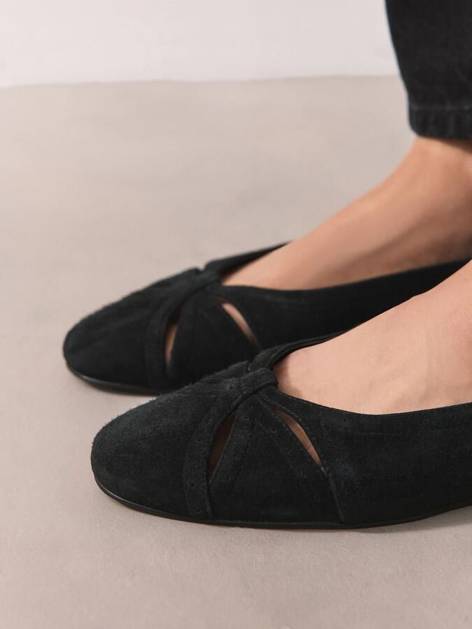 Next Ballerina met riempjes 'Forever Comfort' zwart - Foto 5
