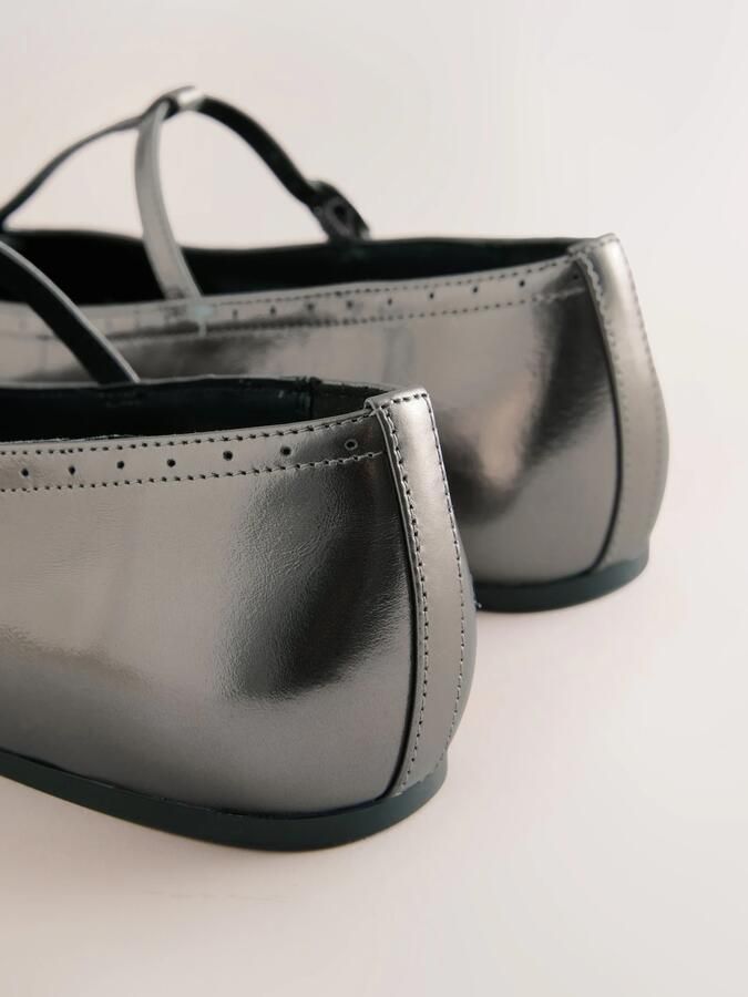 Next Dames Forever Comfort leren Mary Jane-schoenen Bruin - Foto 4