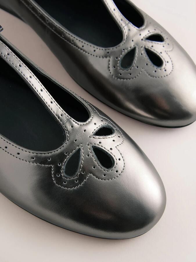 Next Dames Forever Comfort leren Mary Jane-schoenen Bruin - Foto 5