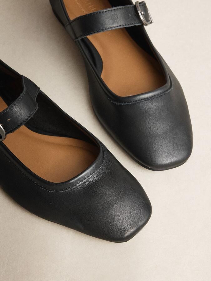 Next Dames N. Premium suède Mary Jane-schoenen Zwart - Foto 5