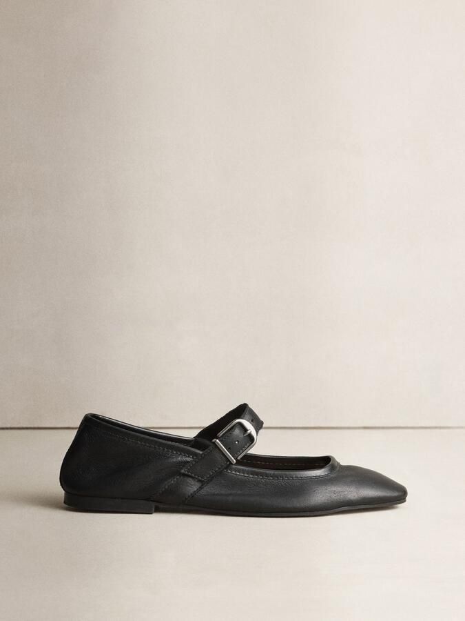 Next Dames N. Premium suède Mary Jane-schoenen Zwart - Foto 2