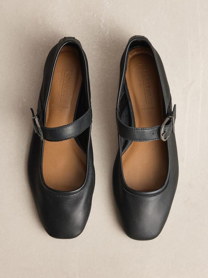 Next Dames N. Premium suède Mary Jane-schoenen Zwart - Foto 4