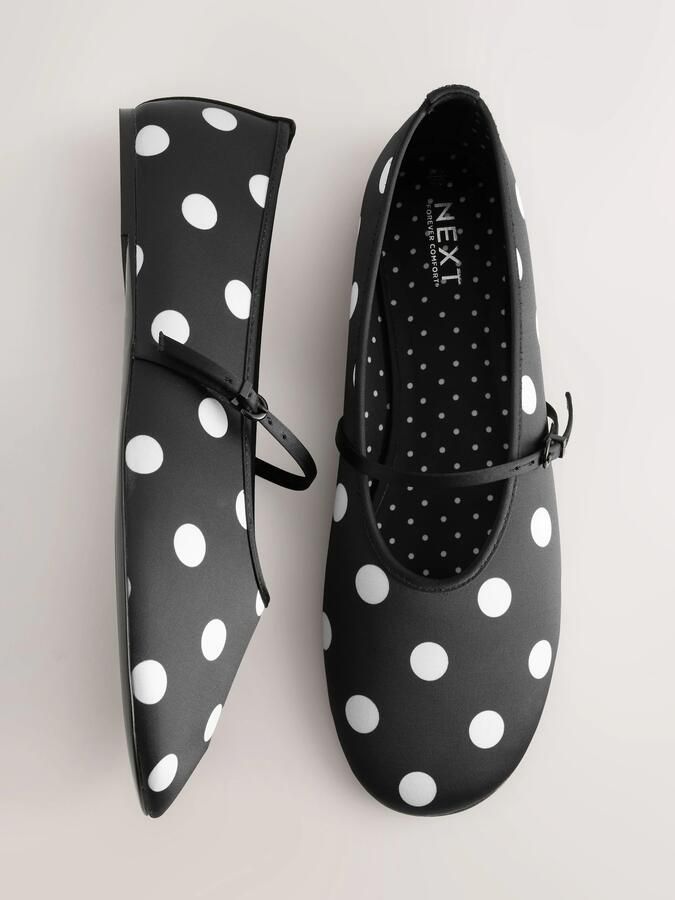 Next Dames Forever Comfort Mary Jane-schoenen met kraaltjes Zwart - Foto 4