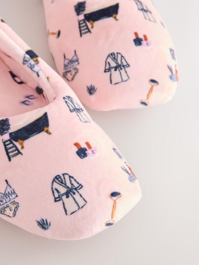 Dames ballerina pantoffels met print - Foto 4