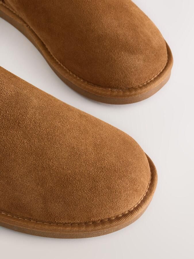 Next Heren Signature suède pantoffellaarzen Bruin - Foto 5