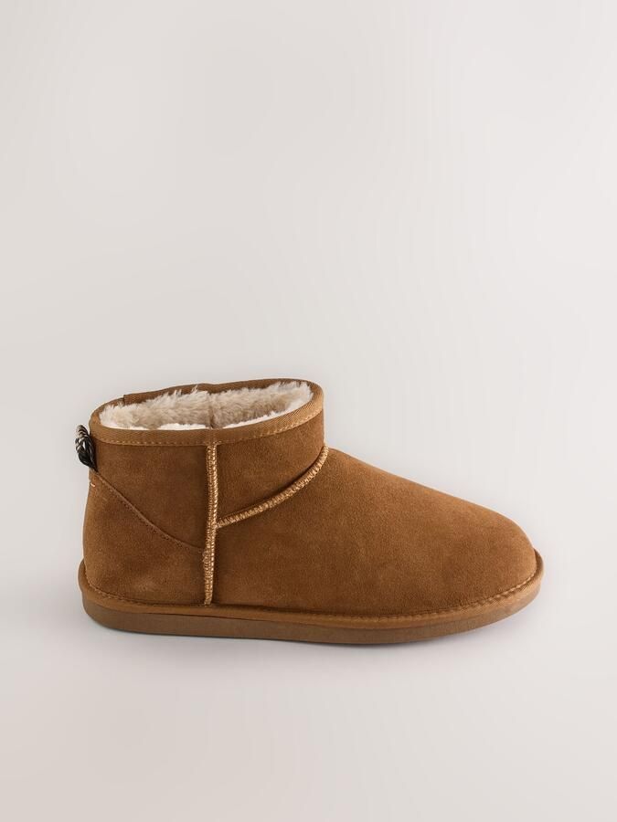 Next Heren Signature suède pantoffellaarzen Bruin - Foto 2