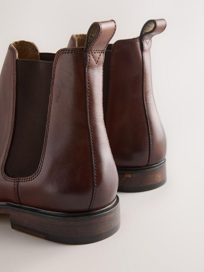 Next Chelsea boots donkerbruin zwart - Foto 2