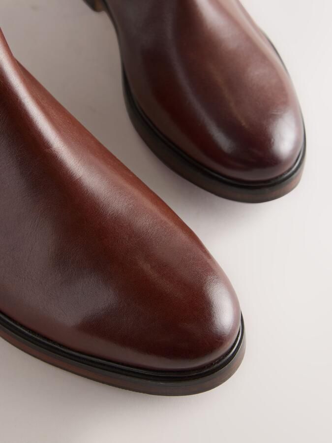 Next Chelsea boots donkerbruin zwart - Foto 4