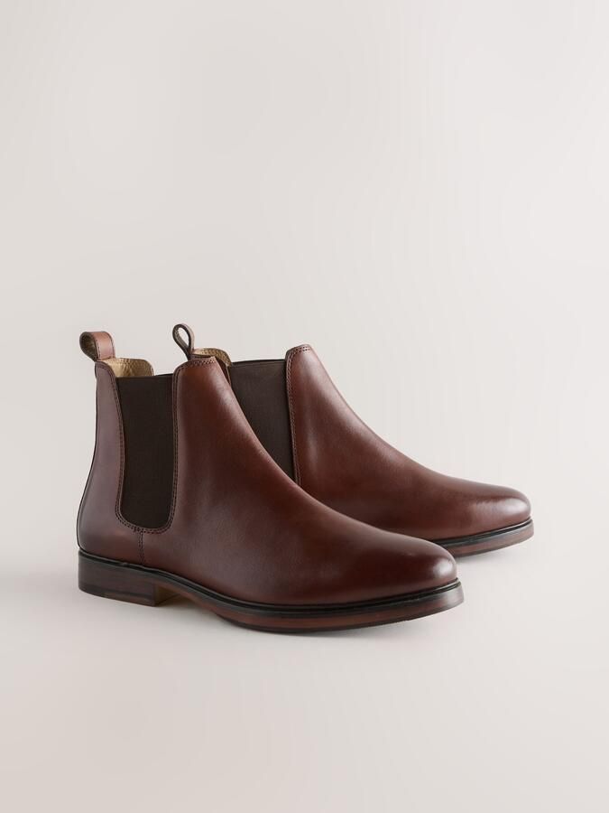 Next Chelsea boots donkerbruin zwart - Foto 6