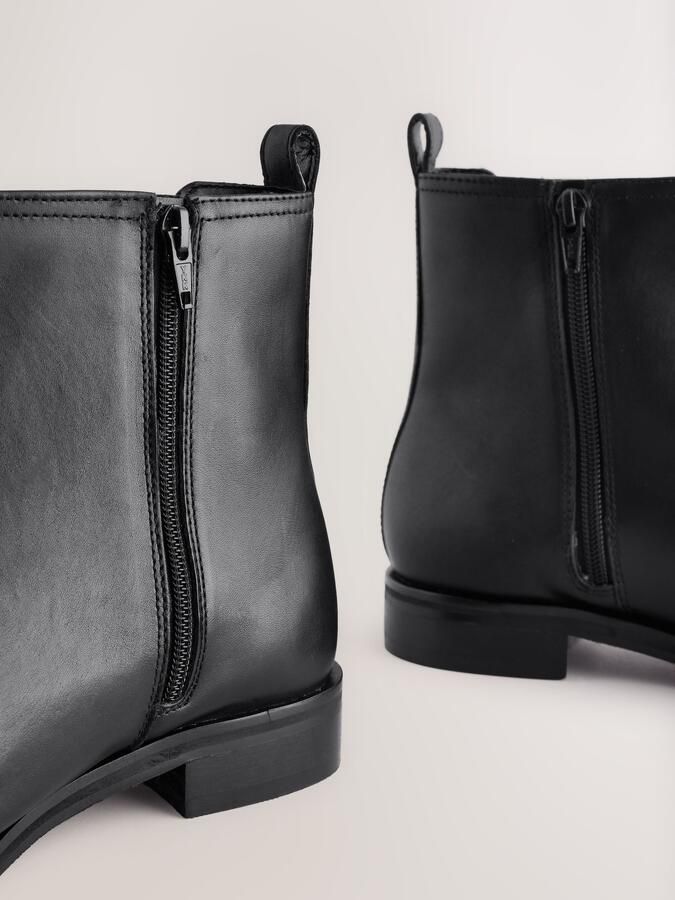 Next Dames Forever Comfort Chelsea-enkellaarzen en extra brede pasvorm Zwart - Foto 5