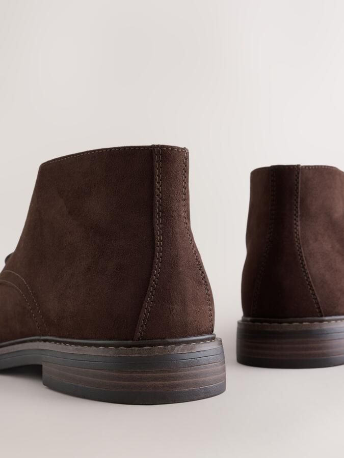 Next Heren Chukka-laarzen van suède-imitatie Bruin - Foto 4