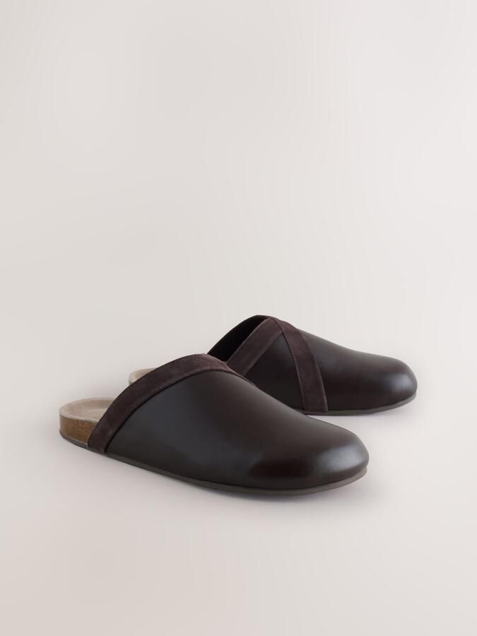 Next Clogs 'Forever Comfort' donkerbruin - Foto 5